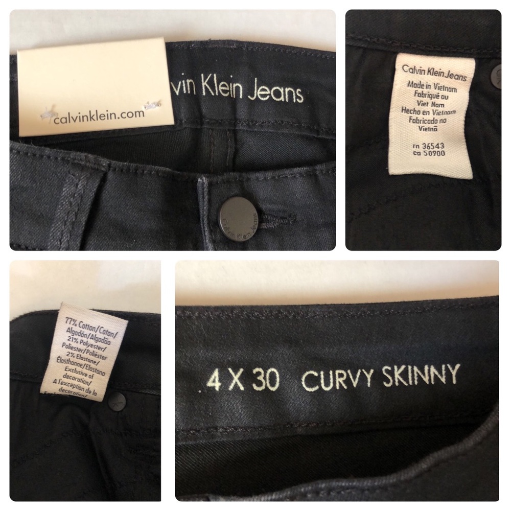 CALVIN KLEIN CURBY SKINNY JEANS/NWT - Picture 8 of 12